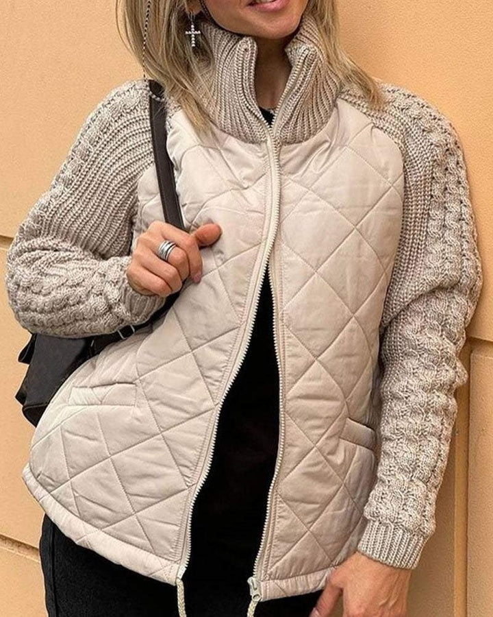 Victoria - Chaqueta de Forro Polar de Punto Casual