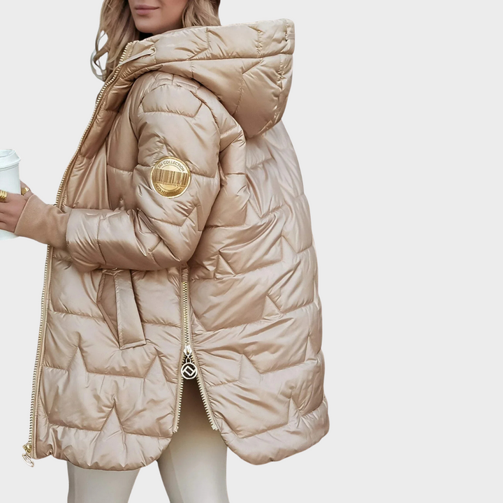 Nolwen - Abrigo de Invierno Elegante con Capucha