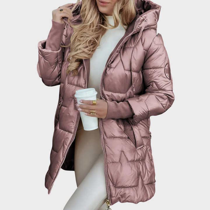Nolwen - Abrigo de Invierno Elegante con Capucha