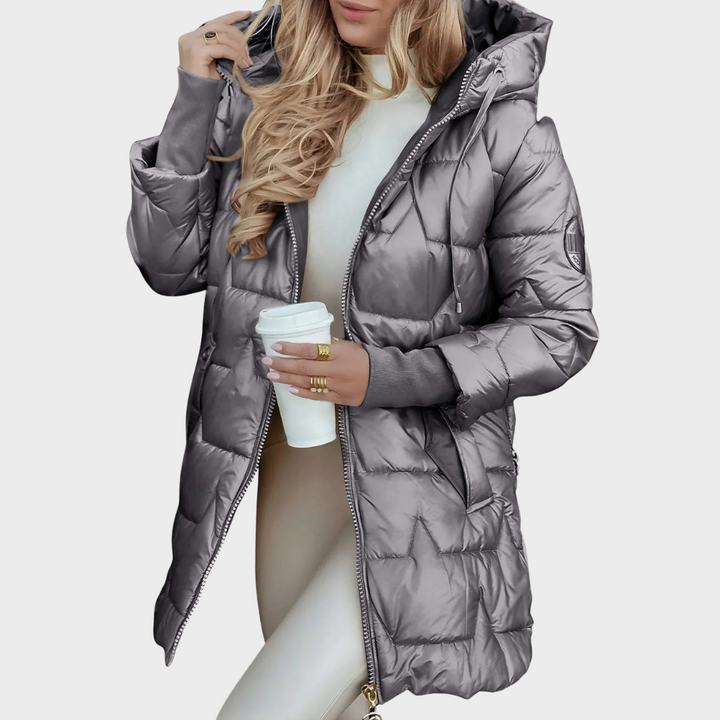 Nolwen - Abrigo de Invierno Elegante con Capucha