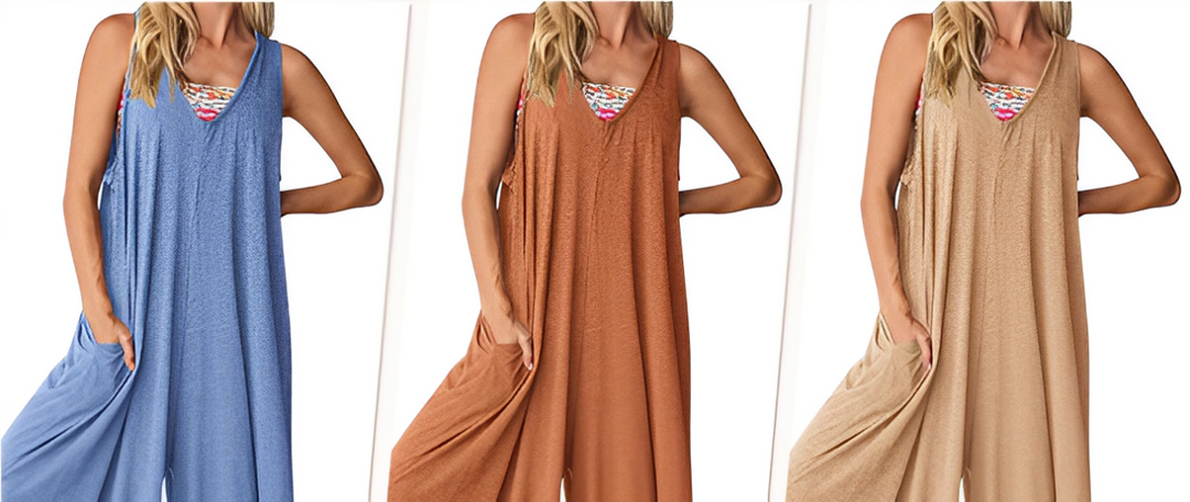 Juliette | Mono sin mangas de pierna ancha