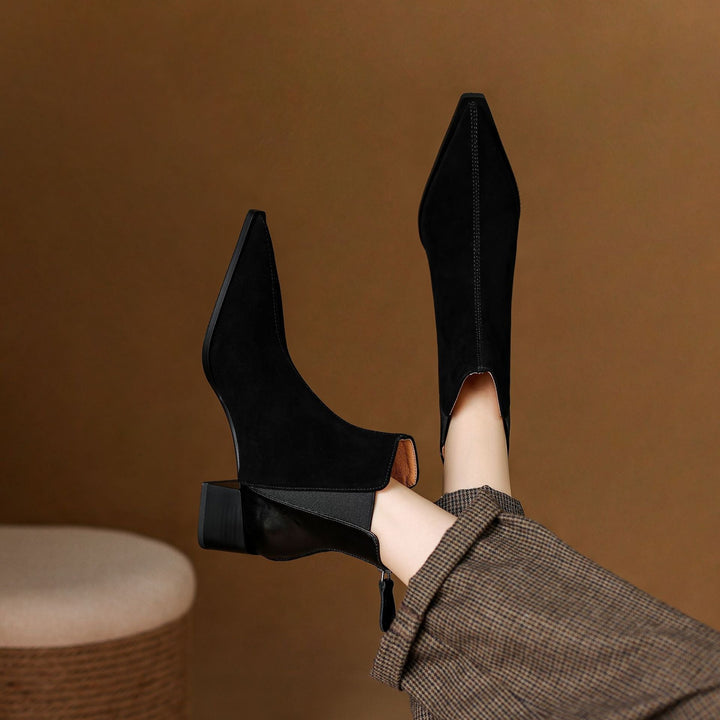 Verena - Botines Suaves y Refinados con Tacón Cómodo