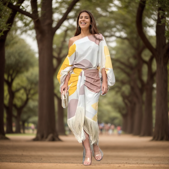 Paula - Conjunto dos piezas estampado