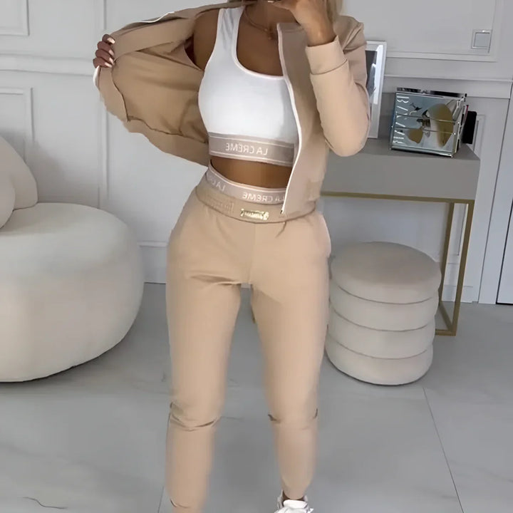 Nova I Conjunto de 3 piezas con cremallera para mujer