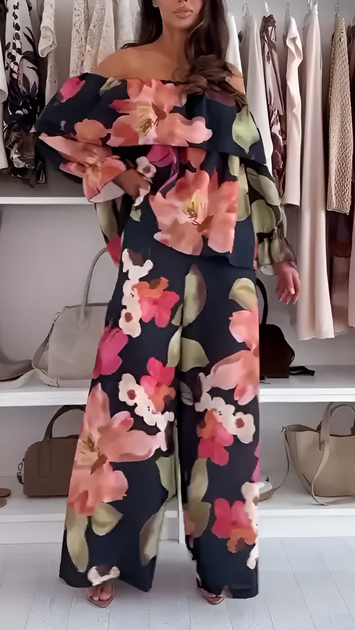 Silvia | Elegante conjunto sin hombros