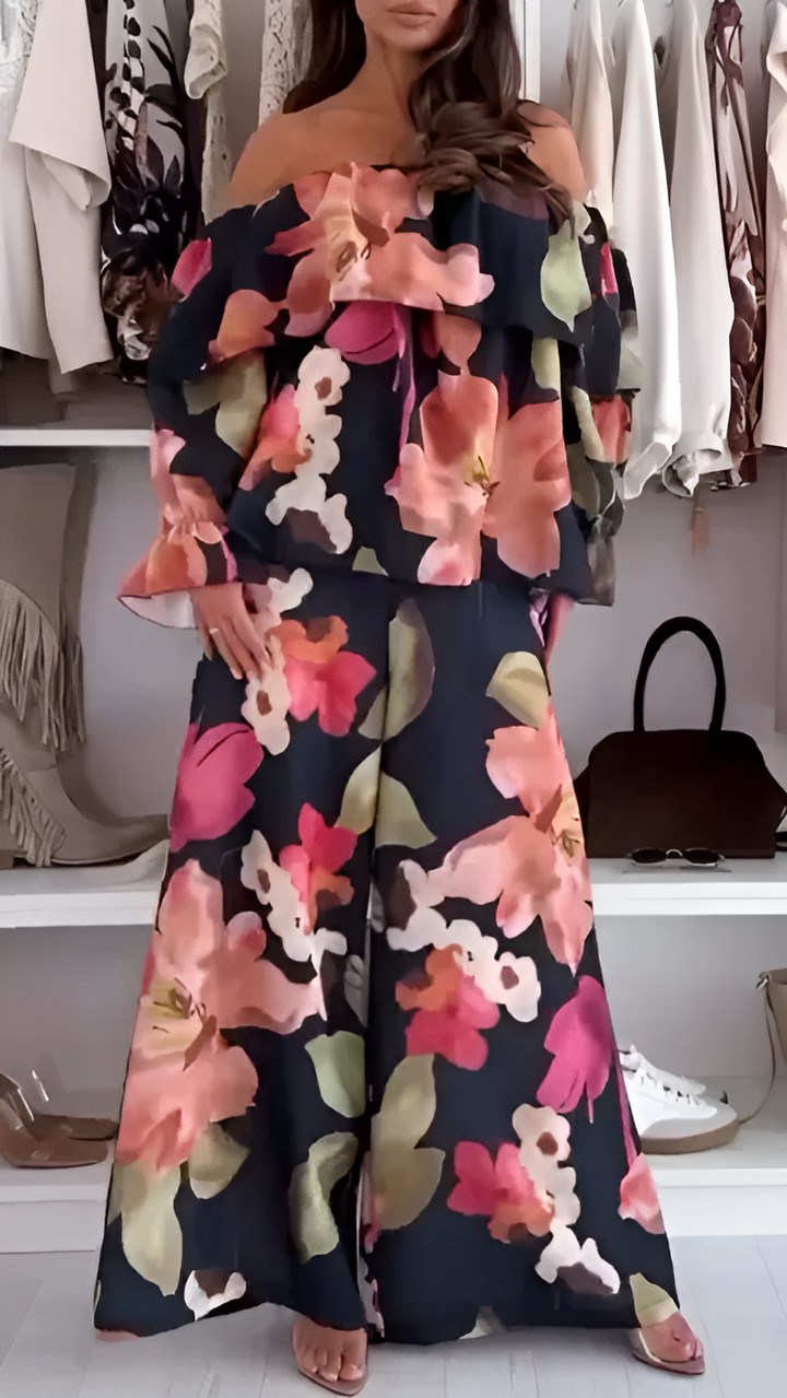 Silvia | Elegante conjunto sin hombros