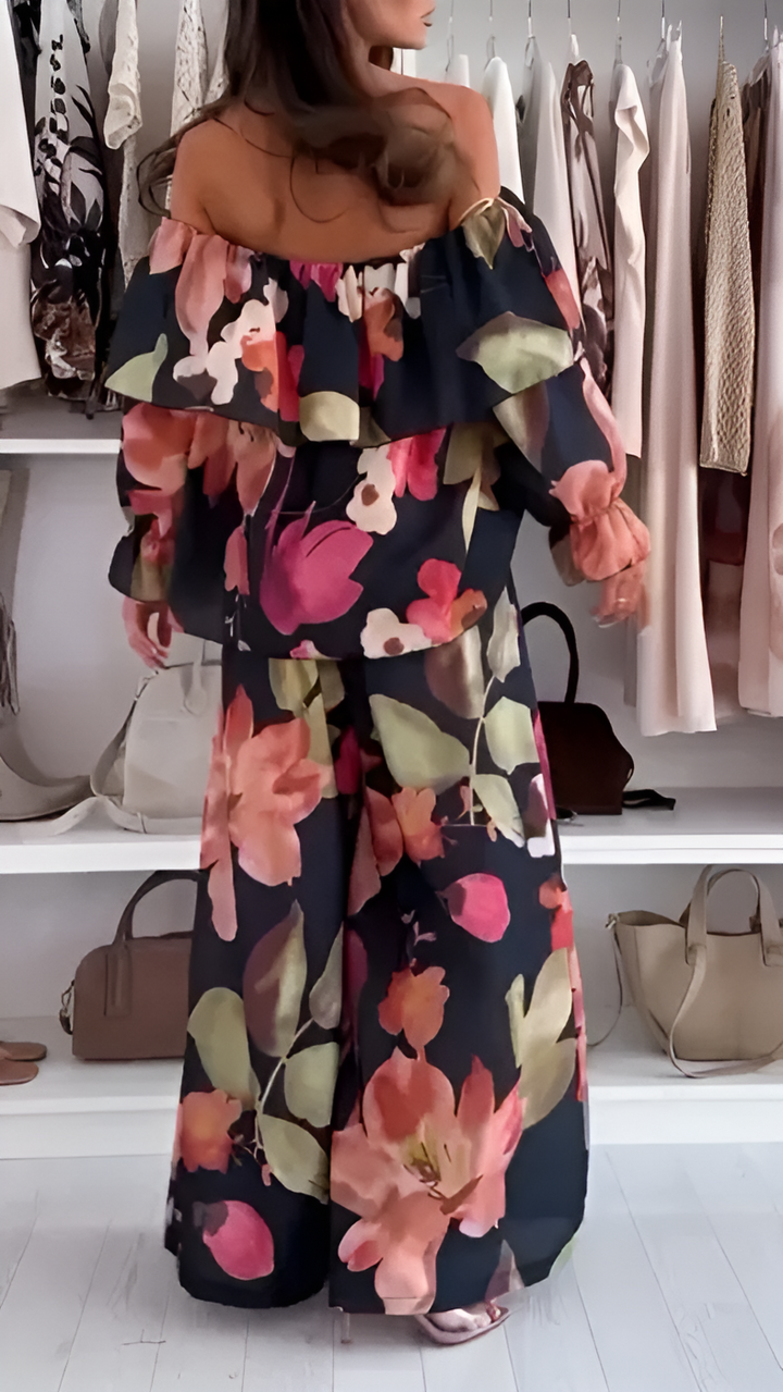 Silvia | Elegante conjunto sin hombros